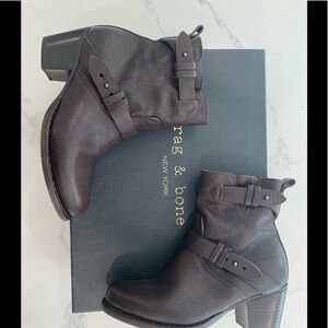 𝅺RAG & BONE Harper Moto Boot sz 35 or 5 EUC !!!
